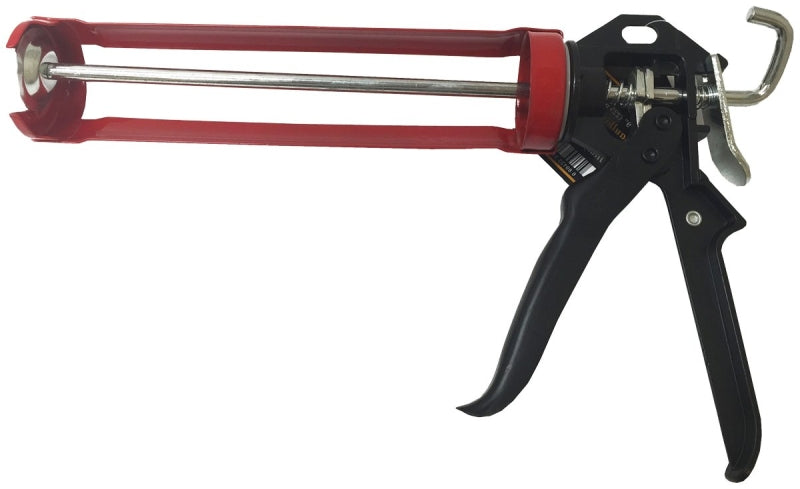 Chidaca 31316 Caulk Gun, Black/Red, 300 to 320 mL Cartridge, Skeleton Cartridge