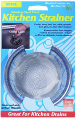 Whedon DP20C Mesh Kitchen Strainer, 4-1/2 in Dia, Stainless Steel, Chrome