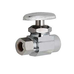 Moen M-Line Series M4790BL Straight Shut-Off Valve, 3/8 x 1/2 in Connection, Compression x Sweat