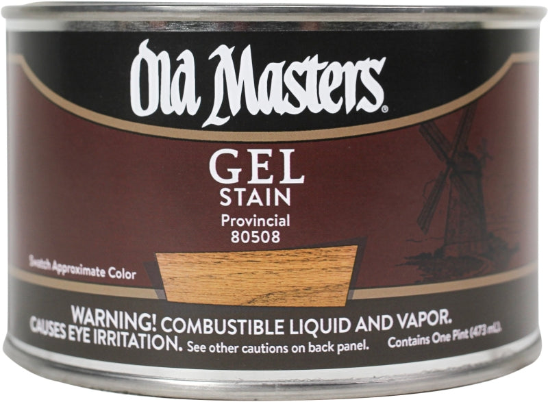 Old Masters 80508 Gel Stain, Provincial, Liquid, 1 pt, Can