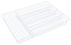 SILVERWARE STORAGE TRAY WHITE