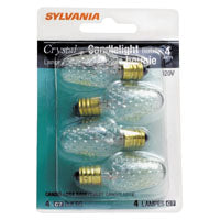 4PK Nightlight Bulbs Clear 4W