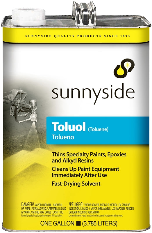 Sunnyside 821G1 Toluene Thinner, Liquid, Characteristic, Colorless, 1 gal