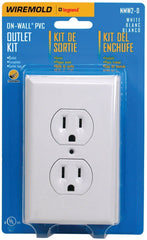 NMW2D OUTLET BOX DUP SWITCH WH