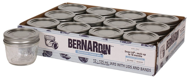 Bernardin 20125 Mason Jar, 125 mL