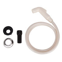 HOSE/SPRAY SNK KTN WHT/SS 48IN