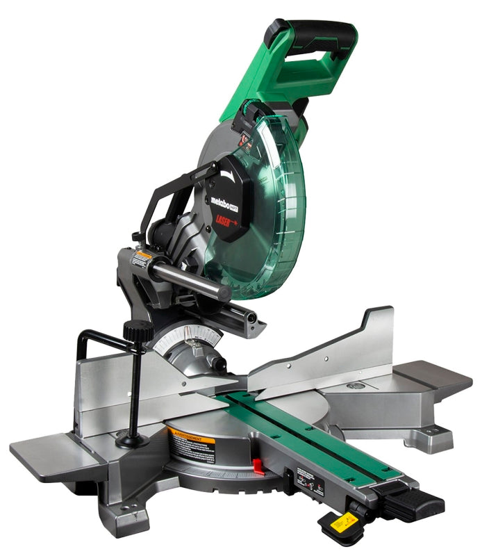 Metabo HPT C10FSHCTM Dual Bevel Compound Corded Miter Saw, 10 in Dia Blade, 3200 rpm Speed, 48 deg Max Bevel Angle