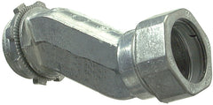 Halex 03905 EMT/Box Offset Connector, 1/2 in Compression, Zinc, 1/BAG