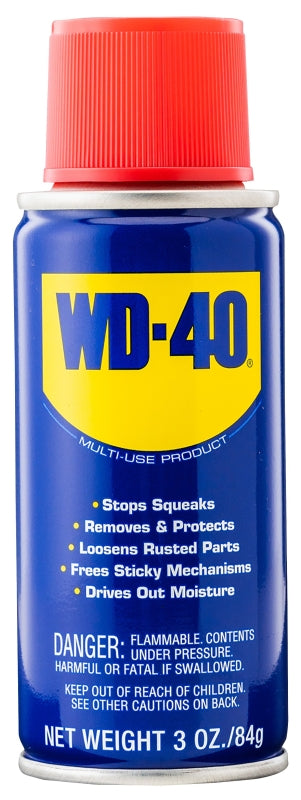WD-40 SMART STRAW 490002 Lubricant, 3 oz, Aerosol Can, Liquid