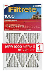 9807-4 FILTER AIR 10X20X1IN
