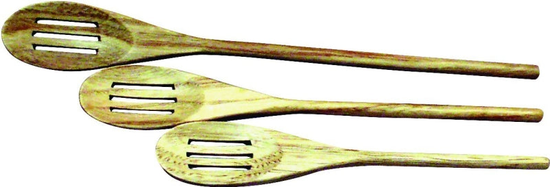 20985 SLOTTED WOODEN SPOON SET