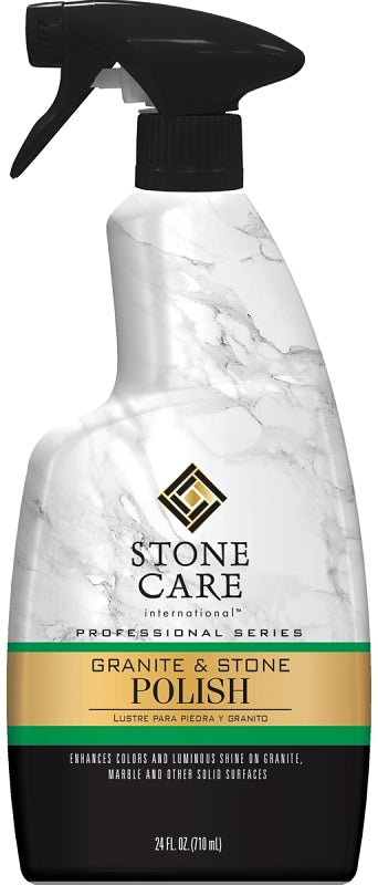 Stone Care 5184 Granite and Stone Polish, 24 oz, Liquid, White