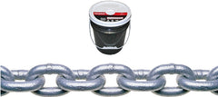 Campbell 014-0533 Proof Coil Chain, 5/16 in, 92 ft L, 30 Grade, Steel, Galvanized