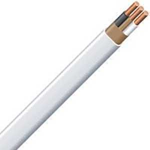 Romex 47174851 Series Building Wire, Red Sheath, 14 AWG Wire, 2-Conductor, 50 m L, Copper Conductor, PVC Insulation