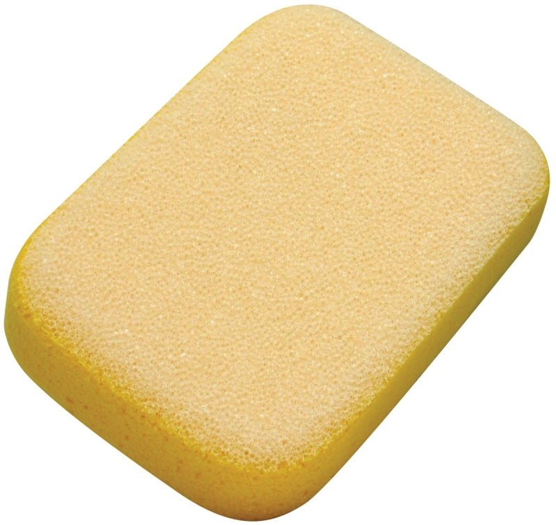 M-D 49156 Double-Textured Scrubbing Sponge, 7 in L, 5 in W, Yellow