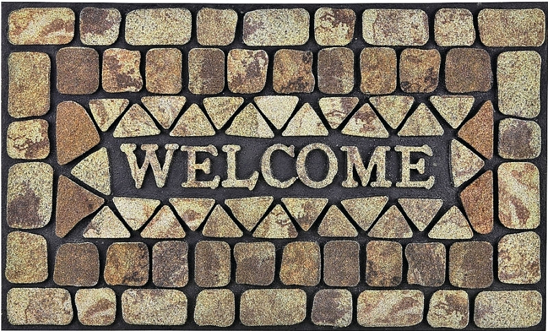 DOOR MAT 18IN X 30IN FLCK PRNT