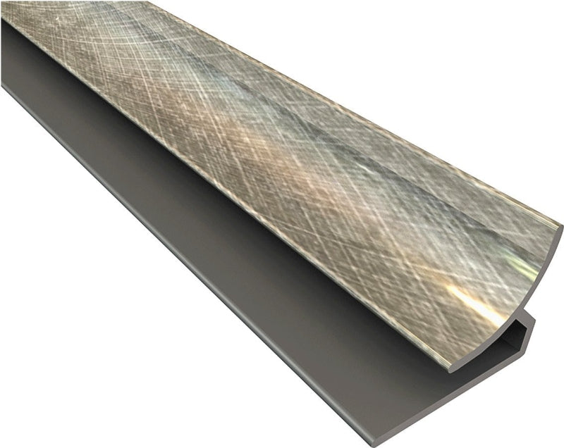 Fasade 92821 Inside Corner Trim, 18 in L, Thermoplastic, Silver