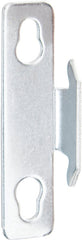Kenney KN851 Single Curtain Rod Bracket, Zinc, Silver, Nail