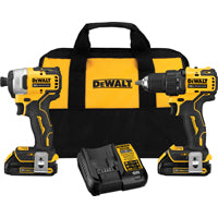 DEWALT 20V 2PC KIT DRL/IMP DRI