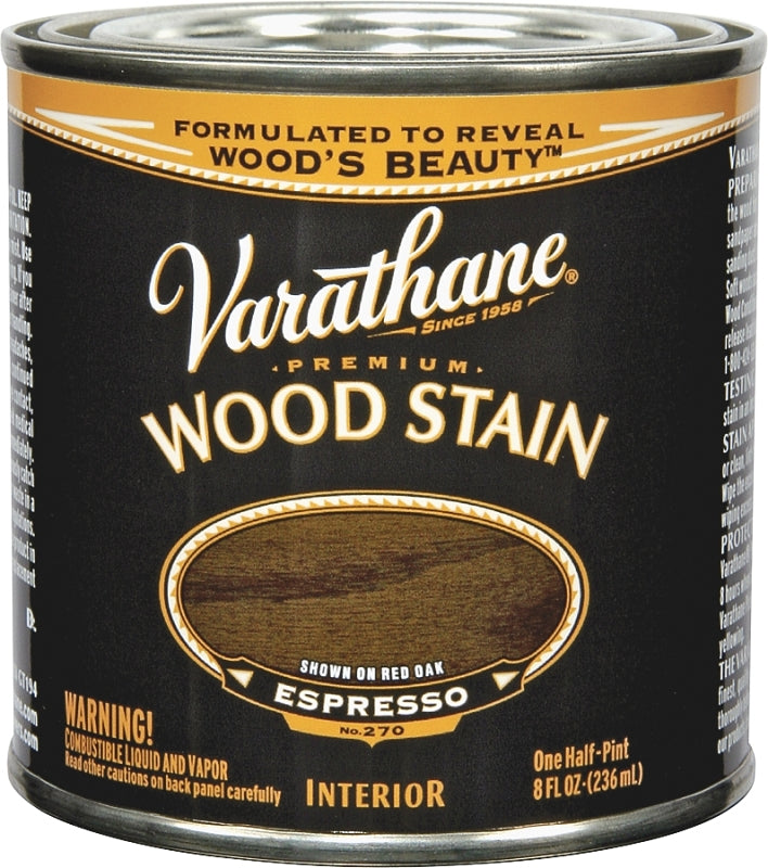 Varathane 241414 Stain, Espresso, Liquid, 0.5 pt, Can