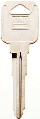 Hy-Ko 11010MZ19 Automotive Key Blank, Brass, Nickel, For: Mazda Vehicle Locks, MZ19 Key Number