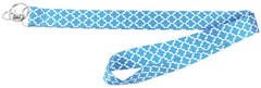 LAN-117 LANYARD W/ASST BLU 1IN