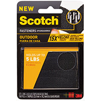 FASTENER OUTDOOR 1X3 IN BLACK
