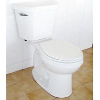White Round Toilet 1.25GPF