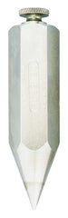 790-5 PLUMB BOB STL NKL HEX 5O