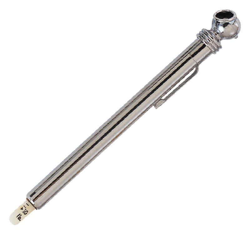 Vulcan LA-019 Tire Gauge, 10 to 50 psi, Steel Gauge Case