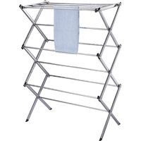 FOLDING CHROME CLOTHES DRYER