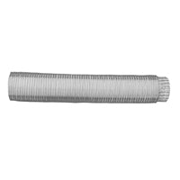 3X8 ft  ALUM Vent Pipe, Rigid
