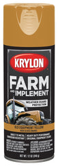 Krylon K01953000 Farm Equipment Spray, High-Gloss, Old Equipment CAT Yellow, 12 oz