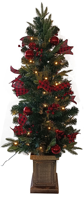 23740 TREE PRELIT BUFFLO 4FT