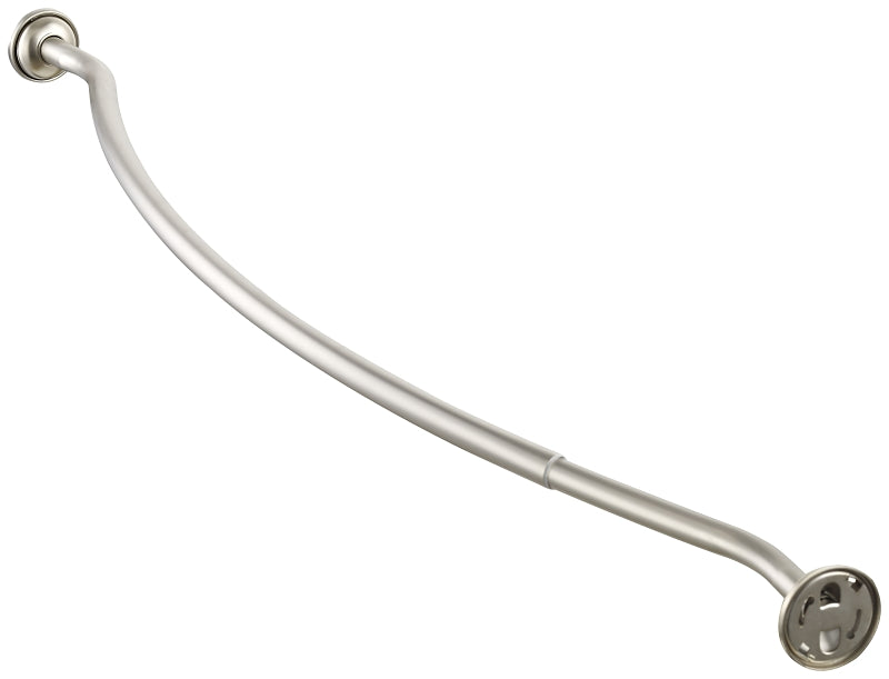52-72IN CURVED CURTIN ROD BN