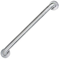 Boston Harbor SG01-01&0124 Grab Bar, 24 in L Bar, Stainless Steel, Wall Mounting, ADA Compliant