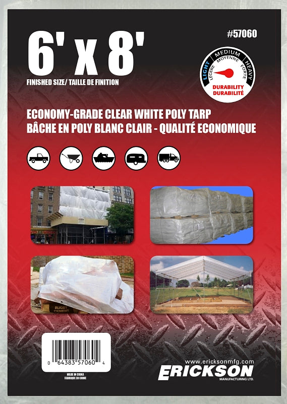 57060 6' X 8' CLEAR WHITE 8 TA