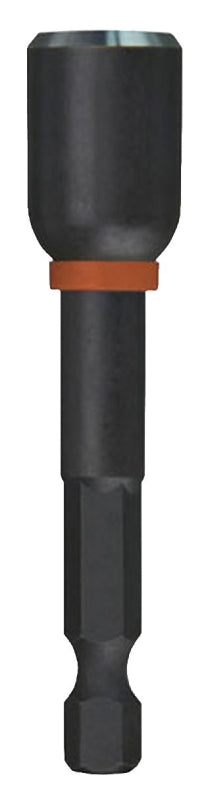 Milwaukee SHOCKWAVE Impact Duty Series 49-66-4732 Nut Driver, 1/4 in Drive, 2-9/16 in OAL, Secure-Grip Handle, Magnetic