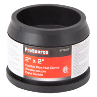 ProSource 22U-205 Hub Donut, 2 x 2 in, PVC, Black