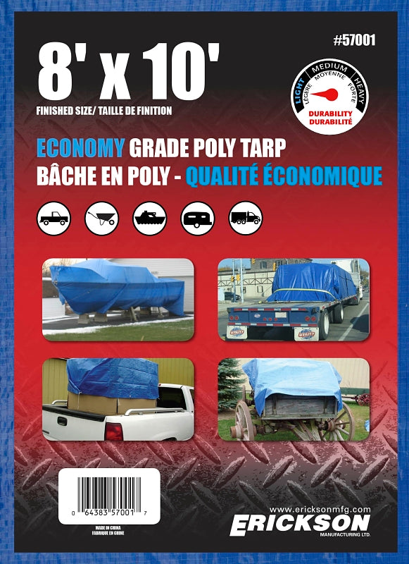 57001 8' X 10' BLUE 8 X 8 TARP