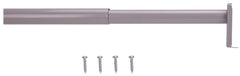 ROD CLOSET ADJ 30-48IN SILVER