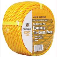ROPE POLYP TWIST YEL 1/2X50