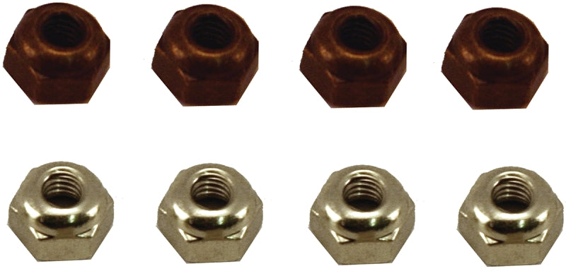 LA764 4/CD NUTS ACORN CHROME/B