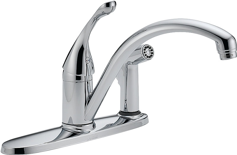 340-DST SGL LEVER W/SPRAY CHRM