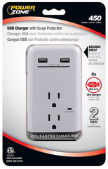 CHARGER USB 3.4A 2-OUT 450J
