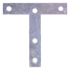 T-PLATE STEEL 4X4IN ZINC PLTD