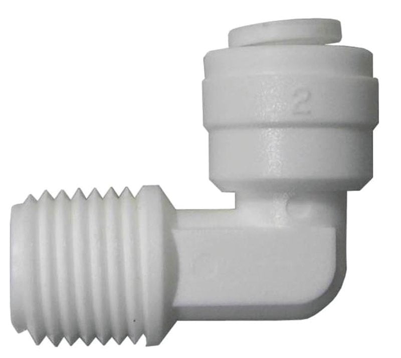 Watts PL-3039 Tube Elbow, 1/2 in, 90 deg Angle, Plastic, 150 psi Pressure