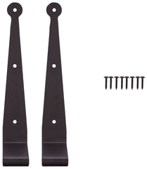 HINGE STRAP 10 BLK SS 1-1/2OS