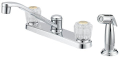 FAUCET KTCHN 2KNOB CLR/CHM 8IN