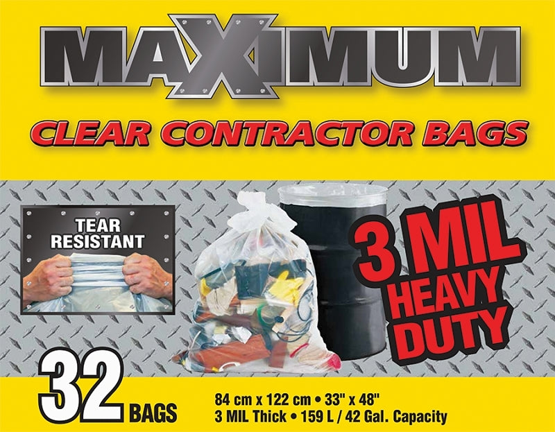 34832 BAG GRBGE CNTCR33X48 CLR